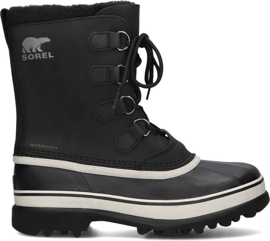 SOREL Veterboots Heren Caribou Maat: 40 Materiaal: Textiel Kleur: Zwart