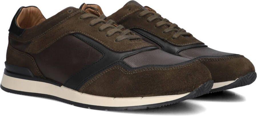 STEFANO LAURAN Lage Sneakers Heren Sl124h610 Maat: 45 Materiaal: Leer Kleur: Bruin