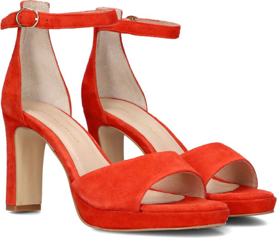 STEFANO LAURAN Pumps Dames S3126 Maat: 39 Materiaal: Suède Kleur: Oranje