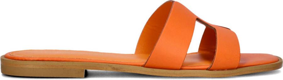 STEFANO LAURAN Slippers Dames 22622 Maat: 36 Materiaal: Leer Kleur: Oranje