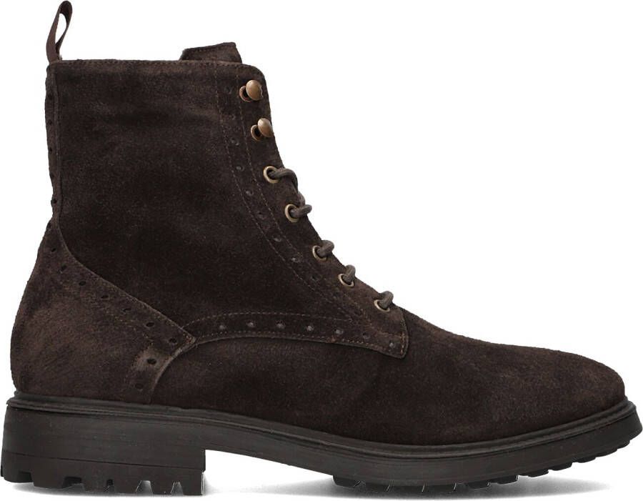 STEFANO LAURAN Veterboots Heren 3551 Maat: 42 Materiaal: Leer Kleur: Bruin