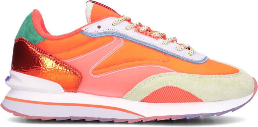 THE HOFF BRAND Lage Sneakers Dames Passion Fruit Art Maat: 41 Materiaal: Suède Kleur: Oranje