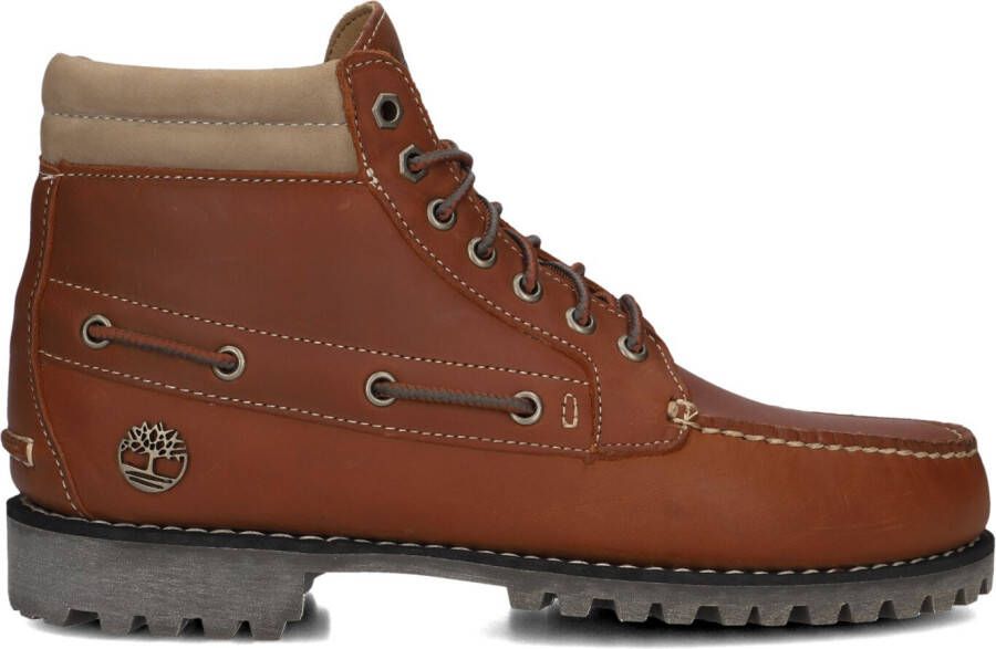 TIMBERLAND Veterboots Heren Authentic Mid Lace Up Boot M Maat: 42 Materiaal: Nubuck Kleur: Cognac