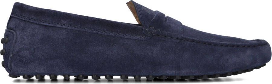 TOD&apos;S Loafers Heren Xxm64c00640 Maat: 46 Materiaal: Suède Kleur: Blauw