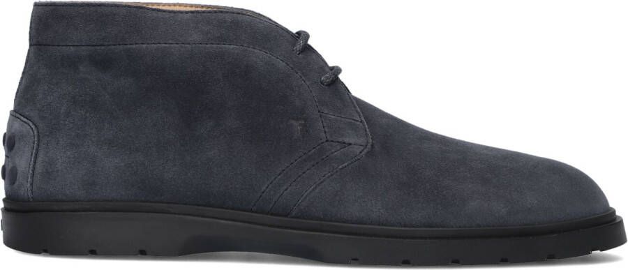 TOD&apos;S Veterschoenen Heren Xxm59k00d80re0 Maat: 45 45 5 Materiaal: Suède Kleur: Blauw