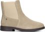 TOMMY HILFIGER Chelsea Boots Dames Flag Low Chelsea Maat: 36 Materiaal: Suède Kleur: Beige - Thumbnail 2