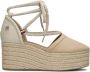 Tommy Hilfiger Espadrilles CLOSED TOE LINEN FLATFORM zomerschoen wig hak met mooie enkelveters - Thumbnail 5