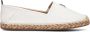 TOMMY HILFIGER Espadrilles Dames Th Flat Espadrille Maat: 36 Materiaal: Leer Kleur: Wit - Thumbnail 4