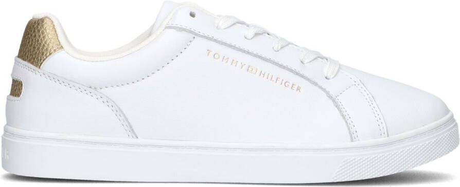 TOMMY HILFIGER Lage Sneakers Dames Essential Cupsole Maat: 42 Materiaal: Leer Kleur: Wit