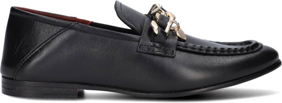 TOMMY HILFIGER Loafers Dames Chain Loafer Maat: 37 Materiaal: Leer Kleur: Zwart