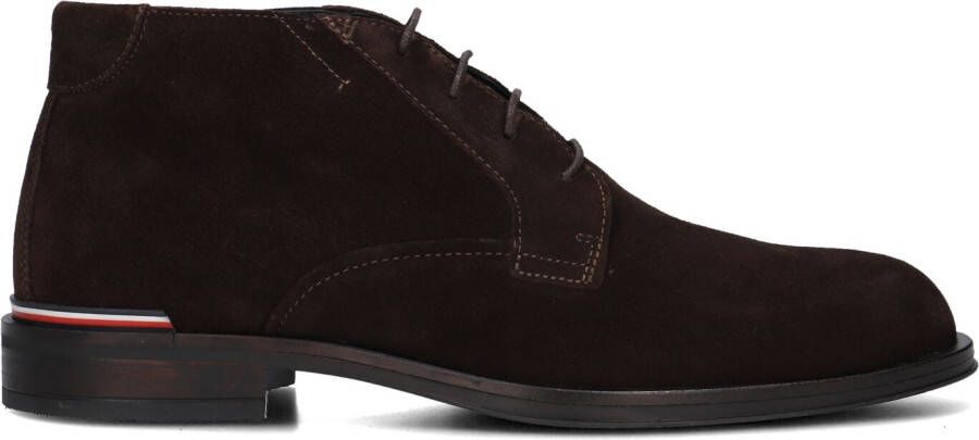 TOMMY HILFIGER Nette Schoenen Heren Core Rwb Hilfger Boot Maat: 41 Materiaal: Suède Kleur: Bruin