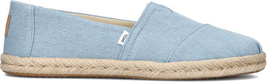 TOMS Espadrilles Dames Alpargata Rope Maat: 36 Materiaal: Canvas Kleur: Blauw