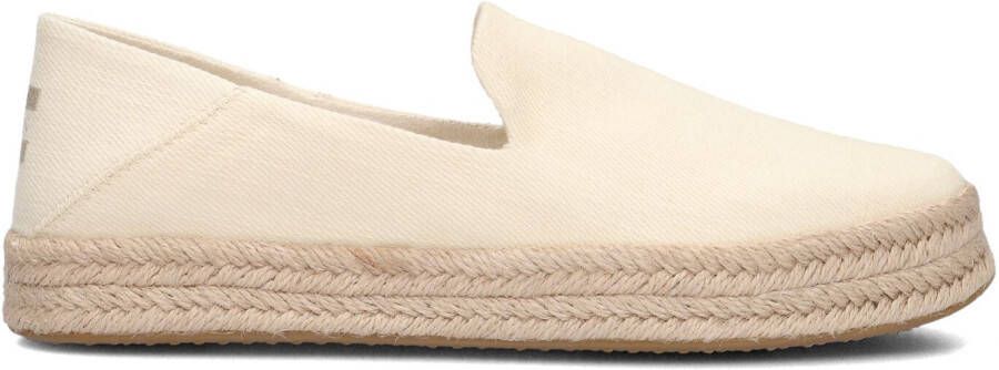 TOMS Espadrilles Dames Carolina Maat: 41 Materiaal: Canvas Kleur: Beige