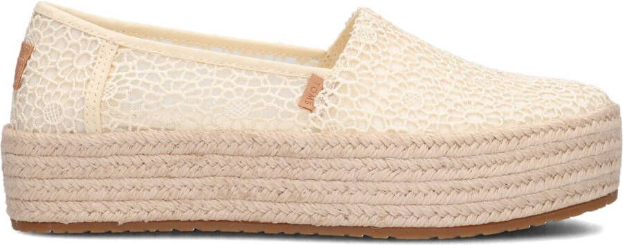 TOMS Espadrilles Dames Valencia Maat: 37 Materiaal: Textiel Kleur: Beige