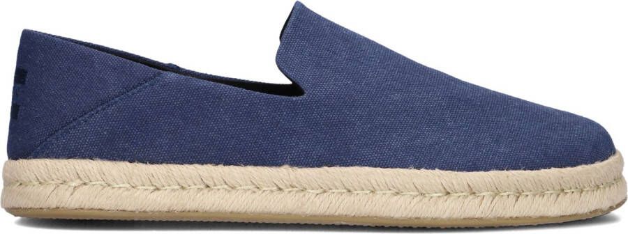 TOMS Instappers Heren Santiago Heren Maat: 40 5 Materiaal: Canvas Kleur: Blauw