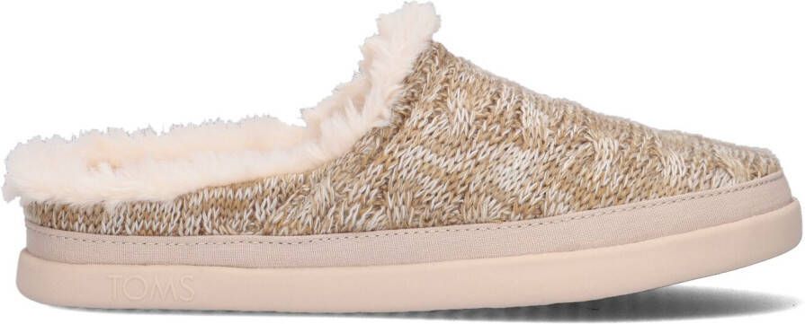 TOMS Pantoffels Dames Sage Maat: 37 5 Materiaal: Textiel Kleur: Beige