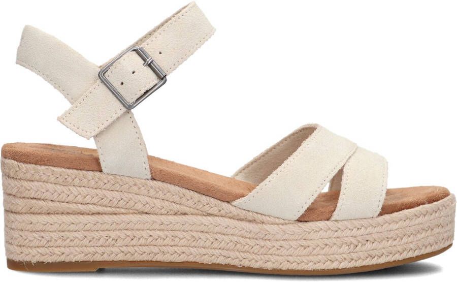 TOMS Sandalen Dames Audrey Maat: 42 Materiaal: Suède Kleur: Beige