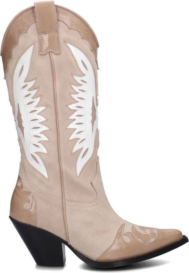 TORAL Cowboylaarzen Dames Far Maat: 40 Materiaal: Suède Kleur: Beige