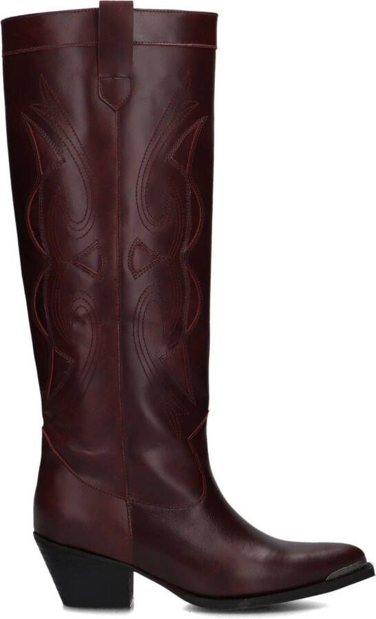 TORAL Cowboylaarzen Dames Miu Maat: 41 Materiaal: Leer Kleur: Rood