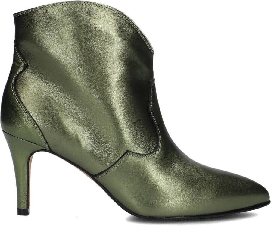 TORAL Enkellaarsjes Dames Selene Maat: 35 Materiaal: Leer Kleur: Groen