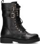 TWINSET MILANO Veterboots Dames 242tcp082 Maat: 40 Materiaal: Leer Kleur: Zwart - Thumbnail 4