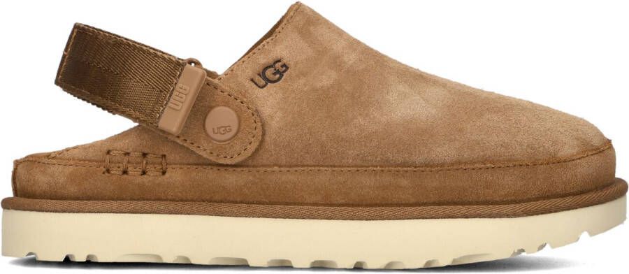 UGG Instappers Dames Goldenstar Clog Maat: 37 Materiaal: Suède Kleur: Bruin