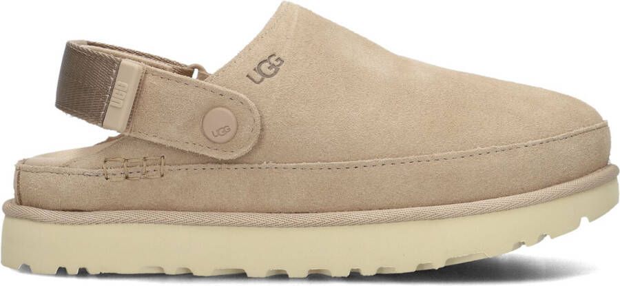 UGG Instappers Dames Goldenstar Clog Maat: 40 Materiaal: Suède Kleur: Beige