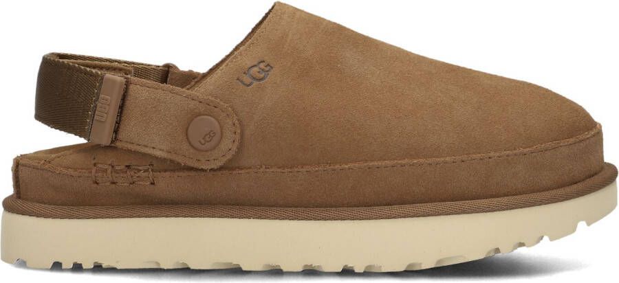 UGG Instappers Dames W Goldenstar Clog Maat: 37 Materiaal: Suède Kleur: Cognac