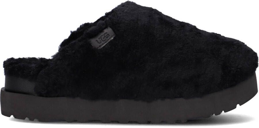 UGG Pantoffels Dames W Fuzz Sugar Slide Maat: 40 Materiaal: Textiel Kleur: Zwart