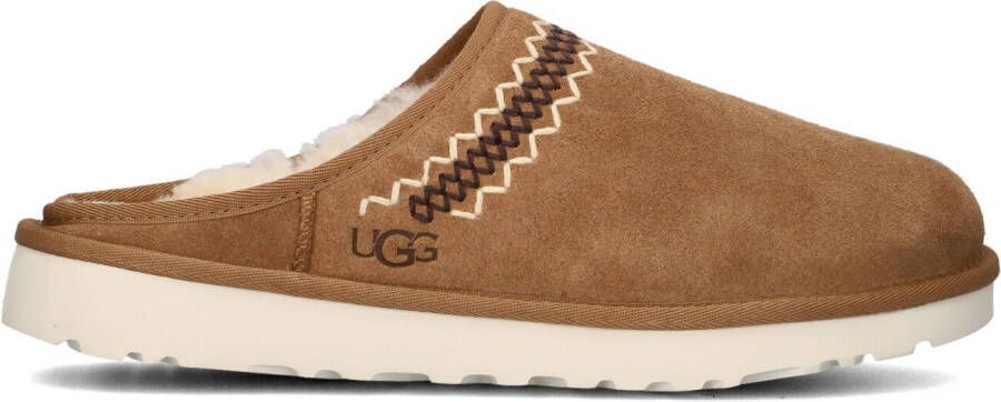 UGG Pantoffels Heren Classic Slip-on Athersom Maat: 44 Materiaal: Suède Kleur: Cognac