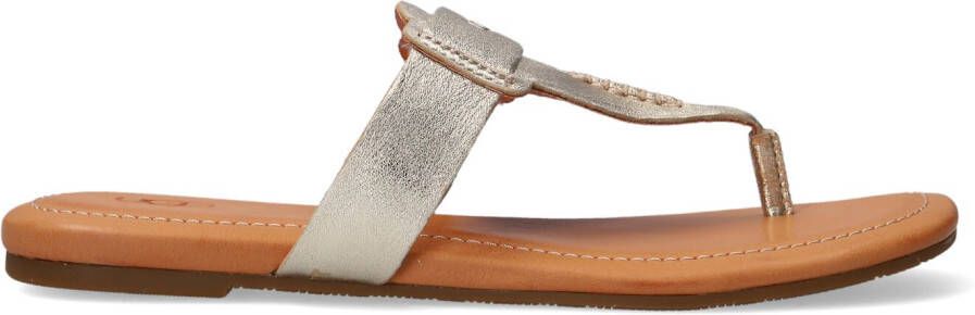 UGG Slippers Dames W Gaila Maat: 37 Materiaal: Leer Kleur: Goud