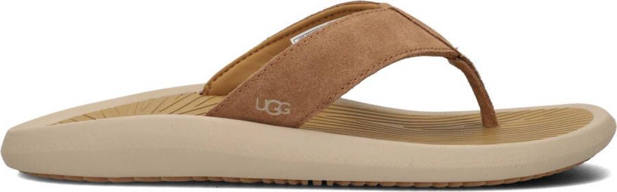 UGG Teenslippers Heren M Brookside Ii Flip Maat: 44 Materiaal: Suède Kleur: Bruin