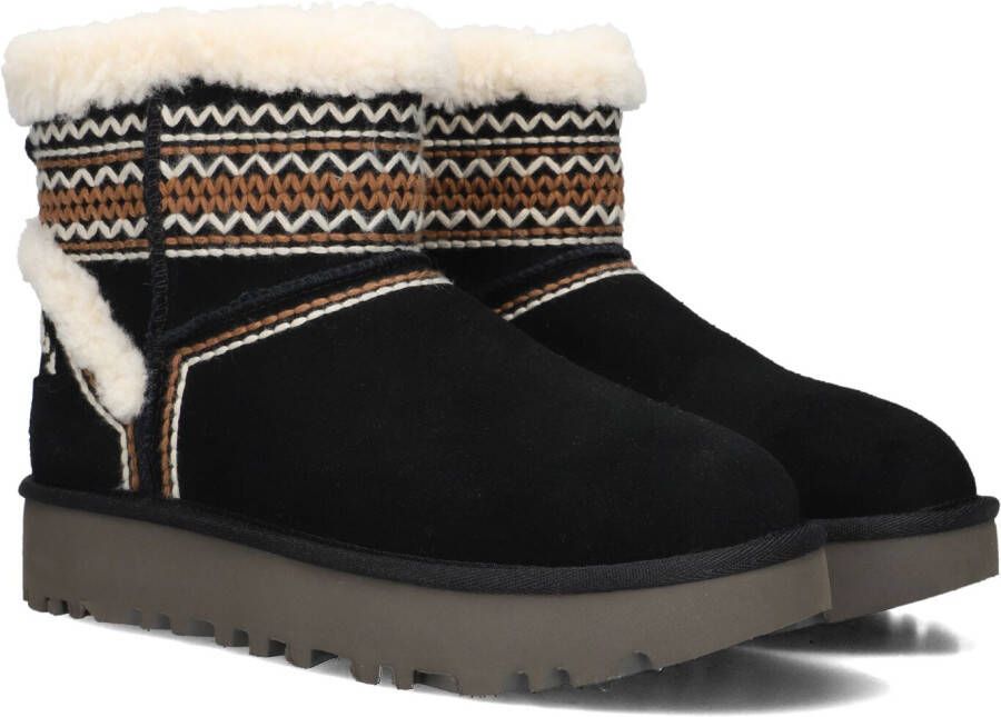 UGG Vachtlaarzen Dames Classic Mini Atherson Maat: 41 Materiaal: Suède Kleur: Zwart