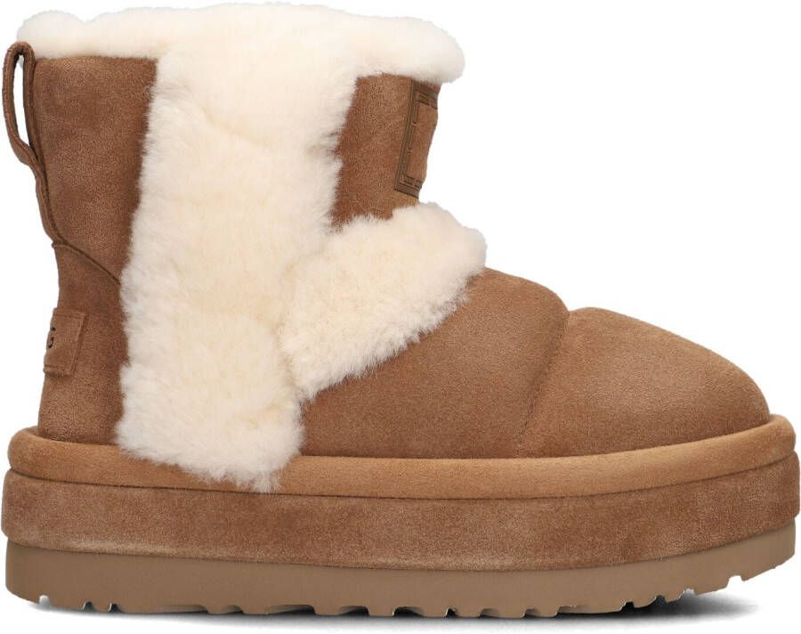 UGG Vachtlaarzen Dames W Clasic Chillapeak Maat: 38 Materiaal: Suède Kleur: Cognac