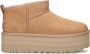 UGG Vachtlaarzen Dames W Classic Ultra Mini Platform Maat: 37 Materiaal: Suède Kleur: Cognac - Thumbnail 4