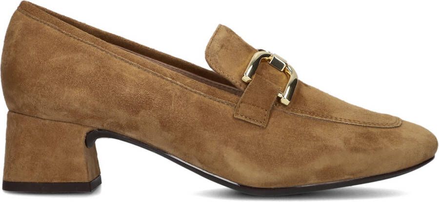 UNISA Loafers Dames Losie Maat: 37 5 Materiaal: Suède Kleur: Camel