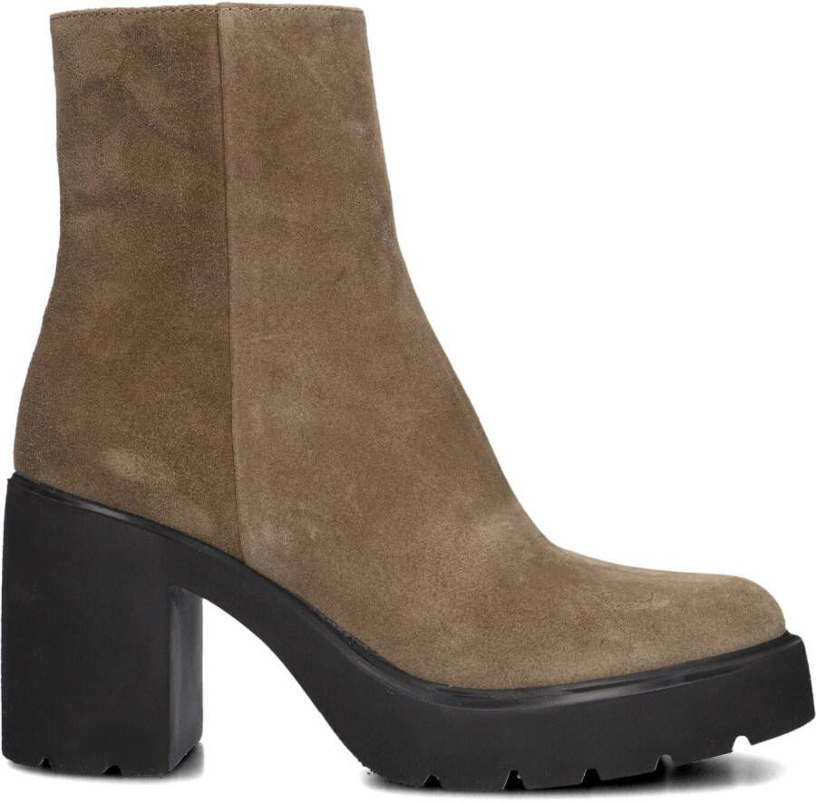 UNISA Enkelboots Dames Khan Maat: 41 Materiaal: Suède Kleur: Taupe