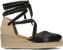 UNISA Espadrilles Dames Chaplin Maat: 39 Materiaal: Leer Kleur: Zwart - Thumbnail 4