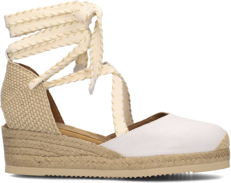 UNISA Espadrilles Dames Chaplin Maat: 38 Materiaal: Leer Kleur: Wit