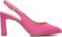 Unisa Sandalen Dames Damesschoenen Leer Blokhak hoogte 5 cm Jamal Fuchsia - Thumbnail 3