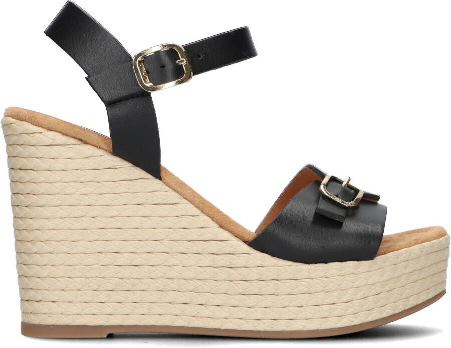 UNISA Sandalen Dames Melao Maat: 37 Materiaal: Leer Kleur: Zwart