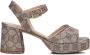 UNISA Sandalen Dames Ney_24 Maat: 41 Materiaal: Leatherlook Kleur: Goud - Thumbnail 5