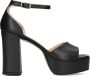 UNISA Sandalen Dames Usual Maat: 40 Materiaal: Leer Kleur: Zwart - Thumbnail 3