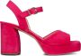 Bruin Tinten Strappy Sandals Odran Sandalen Dames Roze - Thumbnail 3