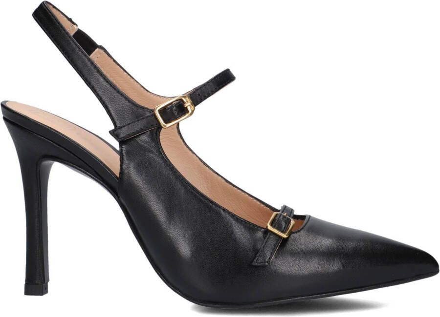 UNISA Slingbacks Dames Tulare Maat: 38 Materiaal: Leer Kleur: Zwart