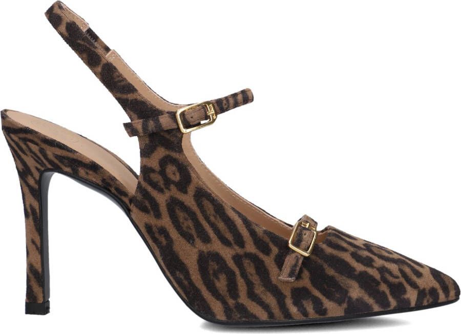 UNISA Slingbacks Dames Tulare Maat: 41 Materiaal: Suède Kleur: Bruin