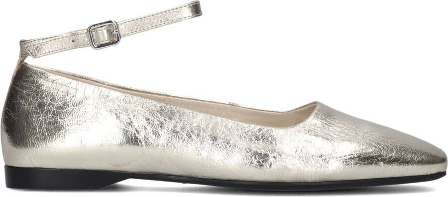 VAGABOND SHOEMAKERS Ballerina Dames Delia Maat: 39 Materiaal: Leer Kleur: Goud