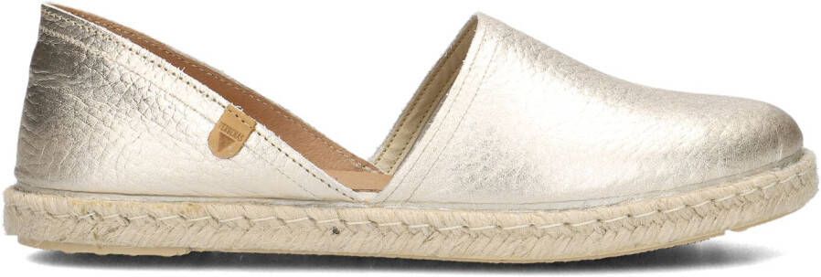 VERBENAS Espadrilles Dames Carmen Maat: 40 Materiaal: Leer Kleur: Goud