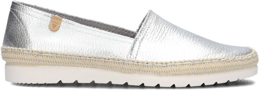 VERBENAS Espadrilles Dames Noa Maat: 37 Materiaal: Leer Kleur: Zilver