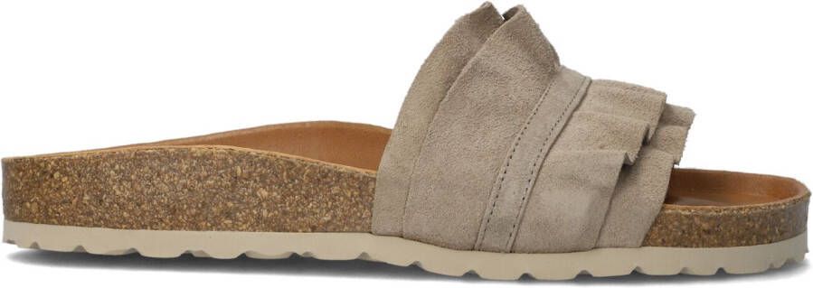 VERBENAS Slippers Dames Rocio Maat: 40 Materiaal: Suède Kleur: Taupe